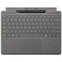 Microsoft Surface Pro Keyboard with Slim Pen | Platinum | Compatible with Surface Pro (11th Edition), Surface Pro 9, or Surface Pro 8