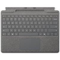 Microsoft Surface Pro Keyboard with Slim Pen Storage | Platinum | Compatible with Surface Pro (11th Edition), Surface Pro 9, or Surface Pro 8