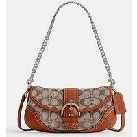 Coach Soho Bag 25 in Crystal Signature Jacquard, LH/Burnished Amber