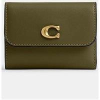 Coach Refined Calf Leather Essential Card Holder Wallet