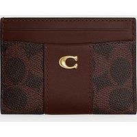 Coach Coated Canvas Signature Essential Card Case