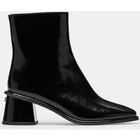 Coach Gigi Glazed Leather Bootie - Black