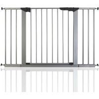 Symple Stuff No Screw Stair Safety Baby Gate Silver 79.6cm - 86.5cm W