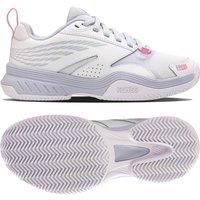 K-Swiss Performance Women/'s Speedex Padel Tennis Shoes, White/Arctic ICE/NEON Pink, 5 UK