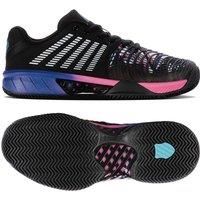 K-Swiss Performance Men/'s Express Light 3 Padel Tennis Shoes, Black/True Blue/NEON Pink, 9 UK