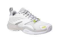 K-Swiss Performance Women/'s Speedex HB Tennis Shoes, White/Gray Violet/Lime Green, 6 UK