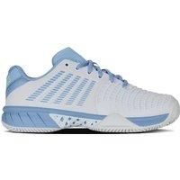 K-Swiss Women/'s Express Light 3 Tennis Shoe, Wht Dutch Canal Green, 7.5 UK