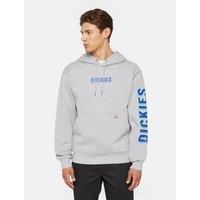 Dickies Men/'s Graphic DWR Pullover Fleece Sweater, Heather Grey, L