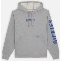 Dickies Men/'s Graphic DWR Pullover Fleece Sweater, Heather Grey, S