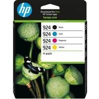 HP 924 Black Cyan Magenta Yellow Ink Cartridges For OfficeJet Pro 8122e Printer