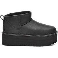 UGG Ultra Mini Platform Boots In Black