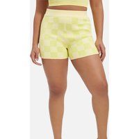 UGG Maliah Checked Jacquard-Knit Cycled Shorts - L