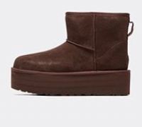 UGG Women/'s Classic Mini Platform Boots, Burnt Cedar, 9 UK