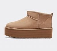 Women's Shoes UGG CLASSIC ULTRA MINI PLATFORM Ankle Boots 1135092 SAND