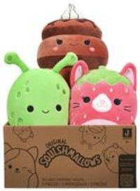 Squishmallows Original 8-Inch Mystery Pack Small-Sized Ultrasoft Plsuh - Styles Will Vary in Surprise Box That Includes Three 8-Inch Original