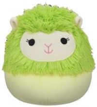 Squishmallows SQCR05374 7.5-Inch-Cavaleri The Lime Green Alpaca, Multicolour