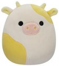 Squishmallows SQCR05402 7.5-Inch-Bodie The Yellow and White Cow, Multicolour