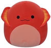 Squishmallows SQCR05415 12-Inch-Maxie The Red Frilled Lizard, Multicolour