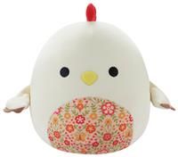 Squishmallows SQCR05418 12-Inch-Todd The Beige Rooster with a Floral Belly, Mult