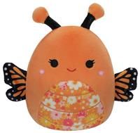 Squishmallows SQCR05473 16-Inch-Mony The Orange Monarch Butterfly with a Floral Belly, Multicolour