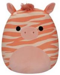 Squishmallows SQCR05493 20-Inch-Josue The Peach Zebra, Multicolour