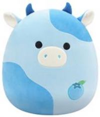 "Squishmallows 12"" Blueberry Cow Plush"