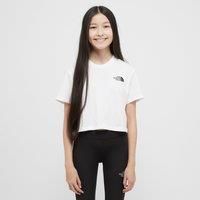 Kids' Simple Dome Cropped T-Shirt, White