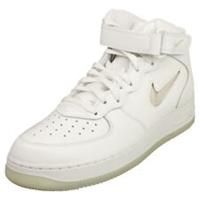 Nike Air Force 1 Mid 07 Mens Summit White Classic Trainers - 3.5 UK