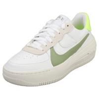 Nike Air Force 1 Plt.af.orm Womens White Green Fashion Trainers - 3 UK