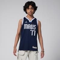 Dallas Mavericks Statement Edition Older Kids' Nike Dri-FIT Swingman Jersey - Blue - Polyester