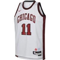 DeMar DeRozan Chicago Bulls City Edition Older Kids' Nike Dri-FIT NBA Swingman Jersey - White - Polyester