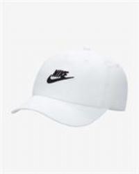 Nike Club Kids' Unstructured Futura Wash Cap - White - Cotton