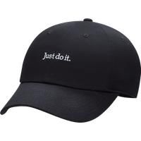 NIKE FB5370-010 U NK Club Cap U CB JDI L Hat Unisex Adult Black/White Size S/M