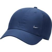 NIKE FB5372-410 U NK DF Club Cap U CB MTSWSH L Hat Unisex Adult Midnight Navy/Metallic Silver Size S/M