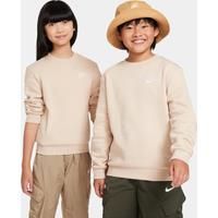 Nike Sportswear Club Fleece Older Kids' Sweatshirt - Brown - Cotton/Polyester