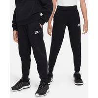 Nike Kids Jogger Pants XS Black Fleece Lined Elastic Waist Pull On Standard Fit