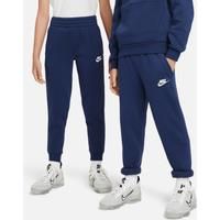 NIKE K NSW Club FLC JGGR LBR Pants, Midnight Navy/White, XS
