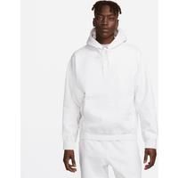 Nike Solo Swoosh Men's Fleece Pullover Hoodie - Brown - Cotton/Polyester
