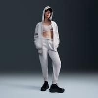 NIKE DQ5758-104 W NSW PHNX FLC FZ OS HOODIE Sweatshirt Women/'s LT OREWOOD BRN/SAIL Size 2XS