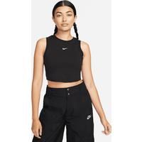 Nike Women/'s Sportswear Essentials Tank top, Black/Sail, XS