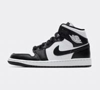Nike Women/'s Basketball Shoe, White/Black-panda Mid, 3 UK