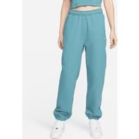Nike Solo Swoosh Women's Fleece Trousers - Blue - Cotton/Polyester