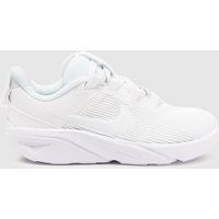 Nike white star runner 4 Toddler trainers