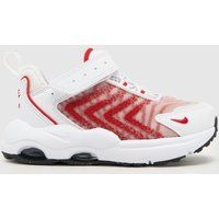 Nike white & red air max tw Girls Toddler Trainers