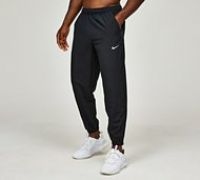 NIKE FB7497-010 M NK DF Form Pant TPR Pants Men/'s Black/Black/Slicctive Silv Size S