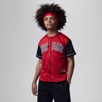 Nike Jordan Older Kids' Baseball Jersey - Red - Polyester