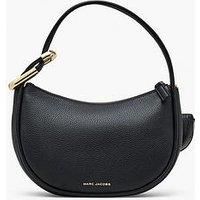 MARC JACOBS Women/'s The HOBO Dual Bag, Black, 1x1x1