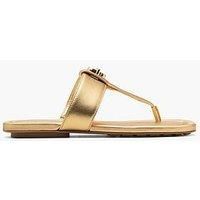 Marc Jacobs The Dual T Sandals - Gold