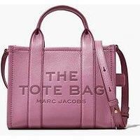 Marc Jacobs Tote Bags Female Pink Size: ONE SIZE Leather Tote Bag with Zip Pocke