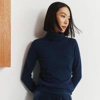 Petite Cashmere Roll Neck Jumper